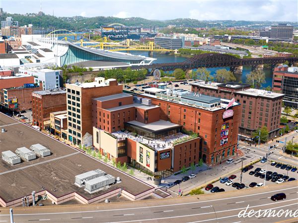 Renderings of the Senator John Heinz History Center’s new wing, set to open in 2028. 