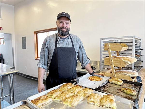 Zhelyazko “Jak” Latinov begins work on his Bulgarian specialties at midnight so they will be ready when the bakery opens at 6 a.m.