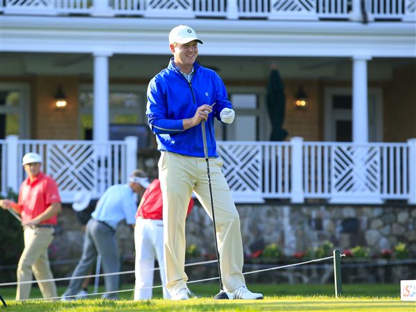 Devin Gee competes in a qualifier for the 2016 U.S. Open at Canoe Brook Country Club in Summit, N.J. 