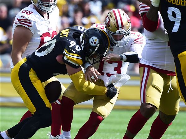 Not happy with it': T.J. Watt ties James Harrison for Steelers